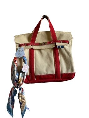 Sunwin Boatkin Madaket Large Classic Nantucket  Red Tote Bag - NWT **